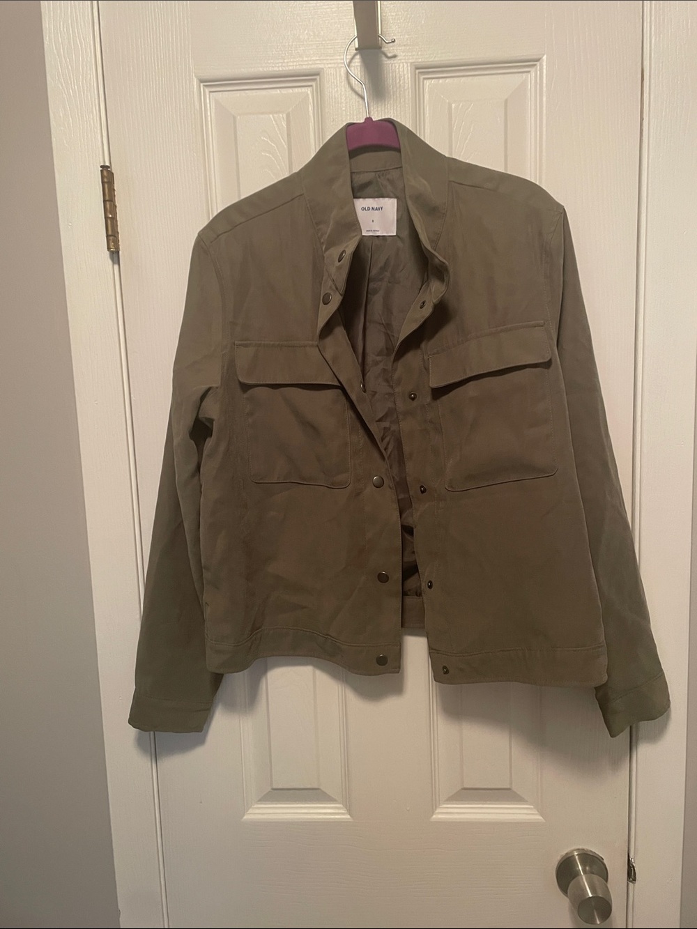 Old Navy Military-Inspired Olive Utility Jacket